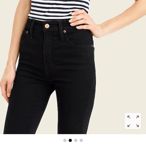 JCREW  Black Curvy Toothpick - Picture 2 of 9